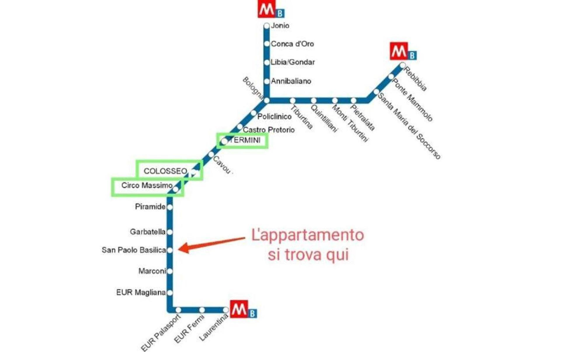 Casa Paolina A Metro San Paolo Leilighet Roma Eksteriør bilde